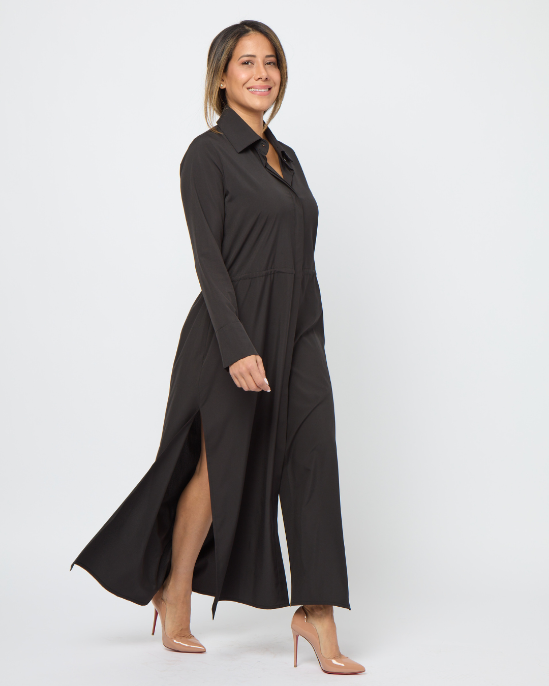 Long Sleeve Shirt Dress - FINAL SALE PerfectDD Long Sleeve Shirt Dress - FINAL SALE PerfectDD