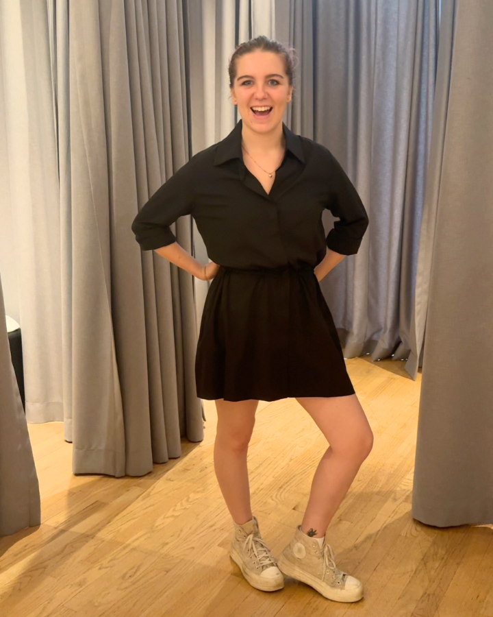 Mini Long Sleeve Shirt Dress