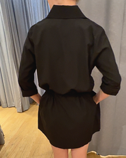Mini Long Sleeve Shirt Dress