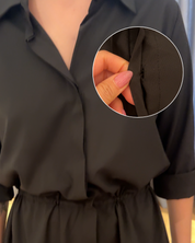 Patented Hidden Button for No Gape