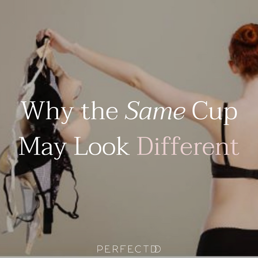 The Same Bra Cup May Look Different Based On Band Size
