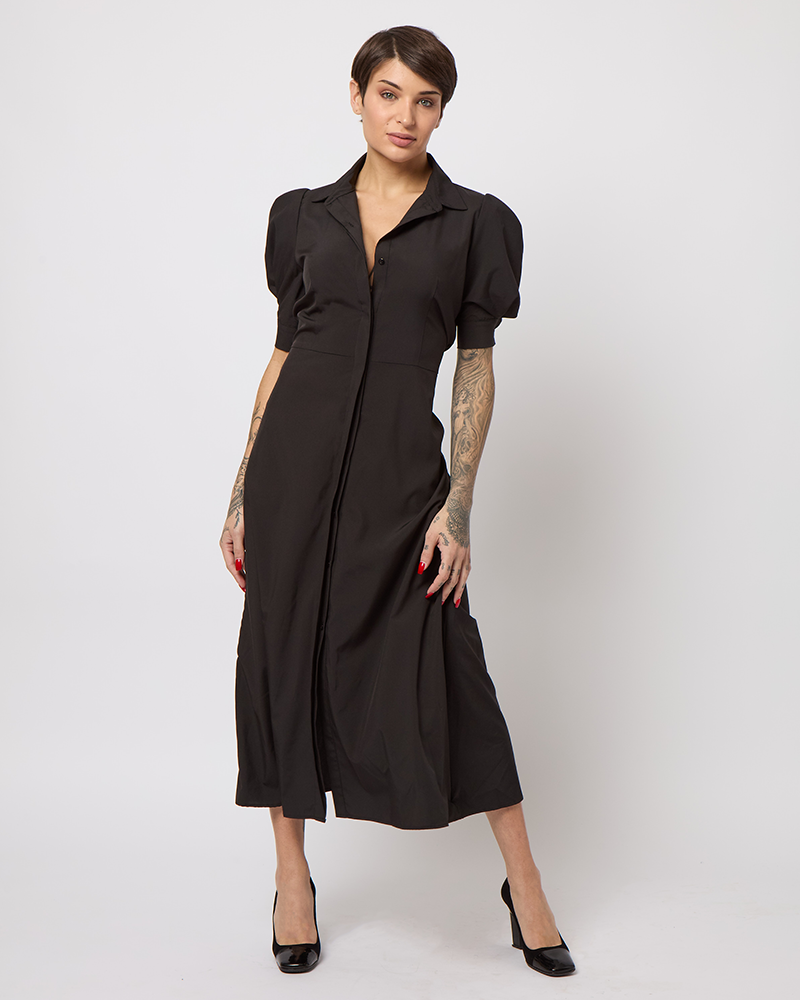 2-Way Short Sleeve Shirt Dress – PerfectDD