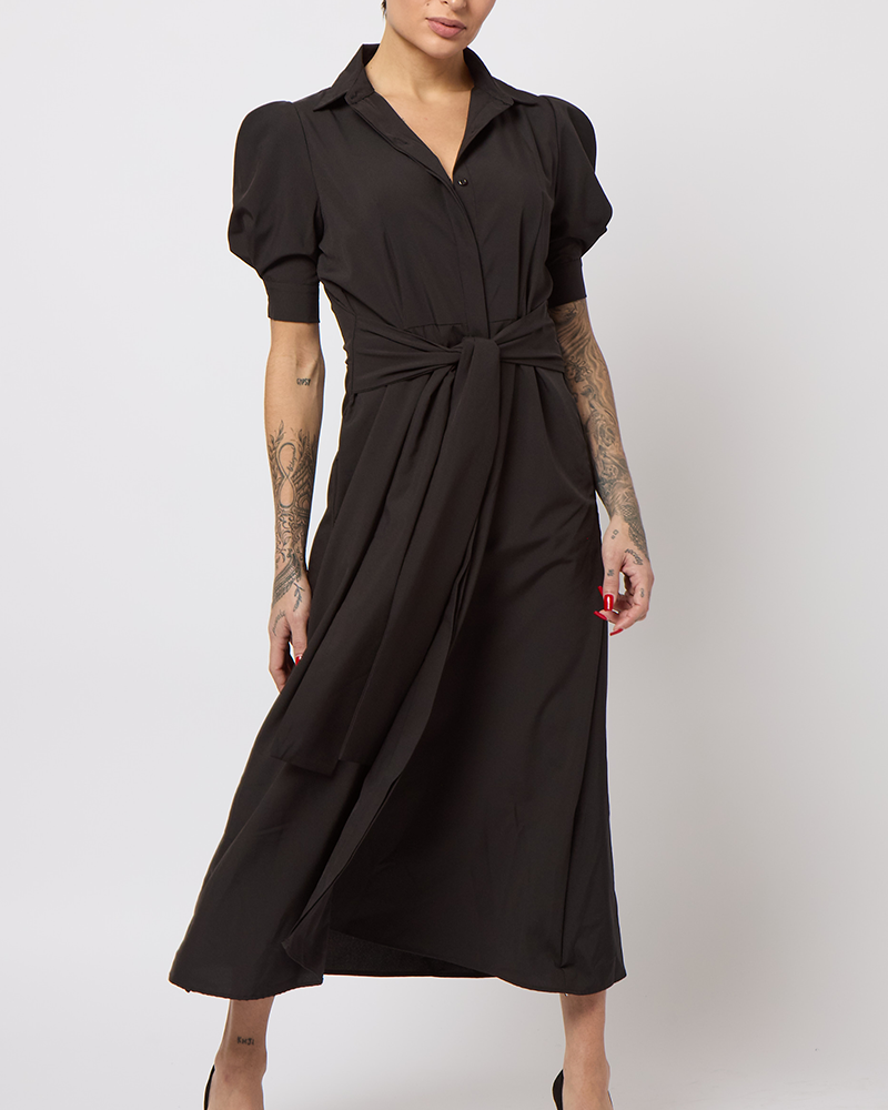 2-Way Short Sleeve Shirt Dress – PerfectDD