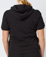 Katie Short Sleeve Zip Hoodie