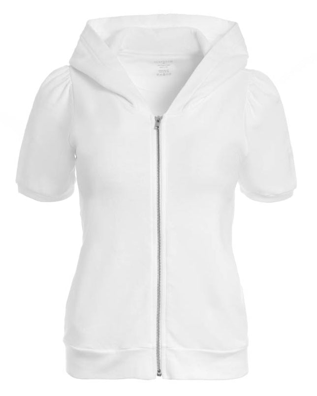 Katie Short Sleeve Zip Hoodie