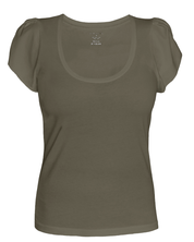 Krista Tulip Puff Sleeve Scoop