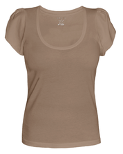 Krista Tulip Puff Sleeve Scoop