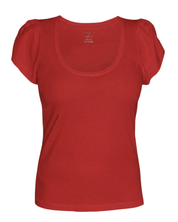 Krista Tulip Puff Sleeve Scoop