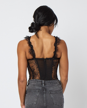 Lace Corset Bodysuit