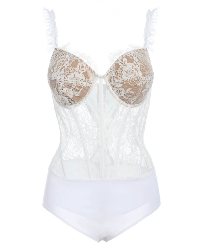 Lace Corset Bodysuit