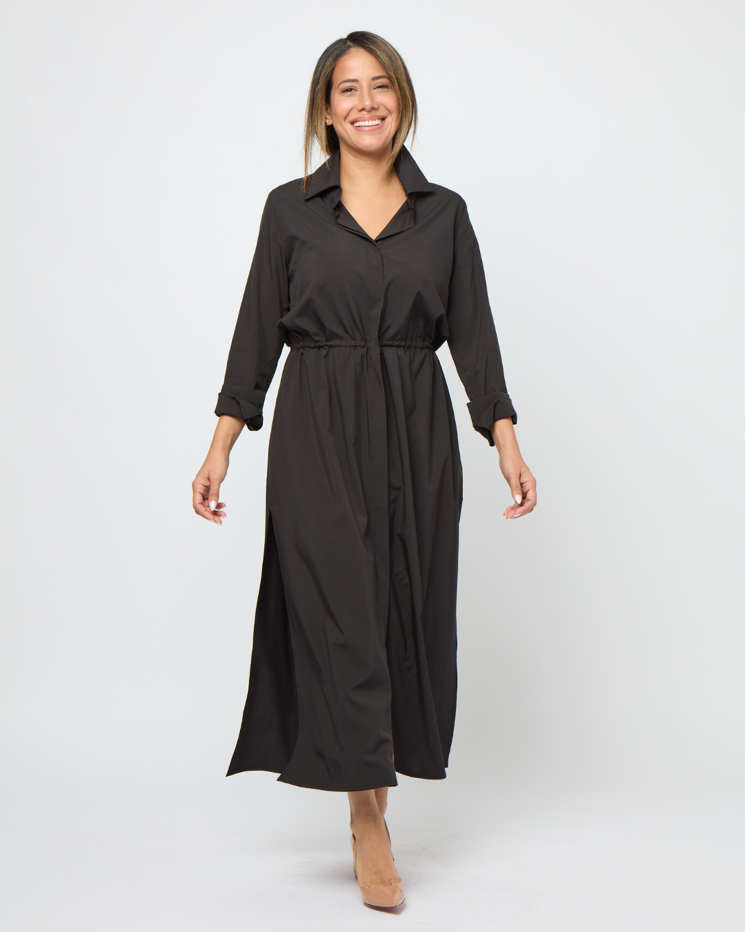 Long Sleeve Shirt Dress - FINAL SALE Long Sleeve Shirt Dress - FINAL SALE