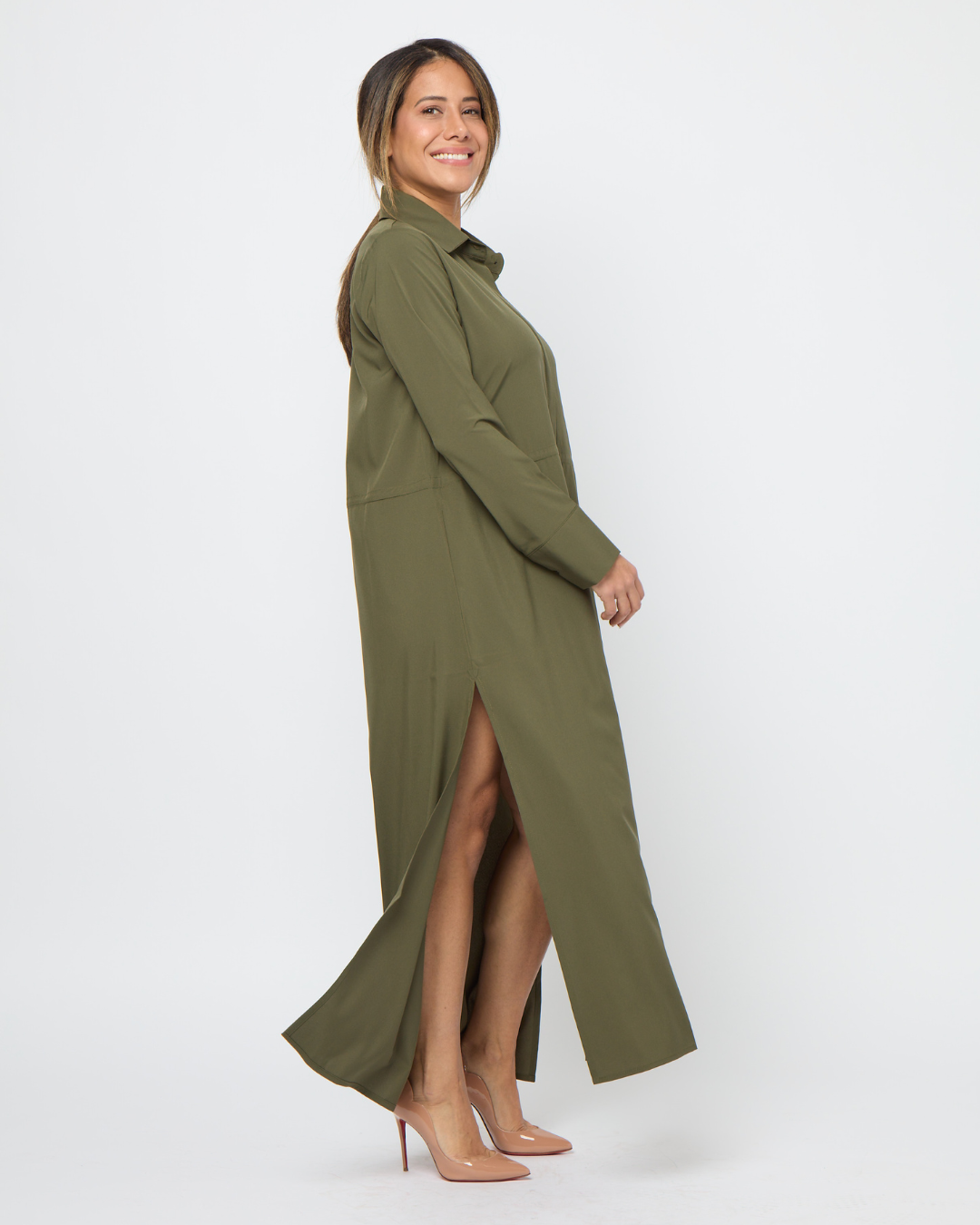 Long Sleeve Shirt Dress - FINAL SALE PerfectDD Long Sleeve Shirt Dress - FINAL SALE PerfectDD