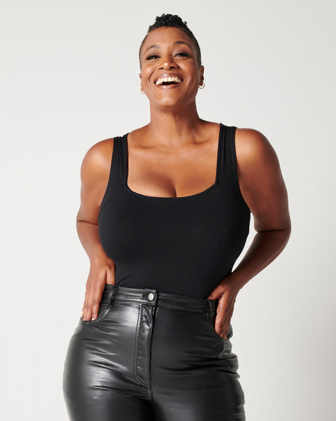 Suz Square Neck Tank Bodysuit – PerfectDD Suz Square Neck Tank Bodysuit – PerfectDD