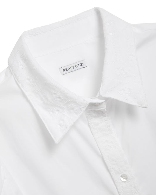El Embroidered S/S Button Down