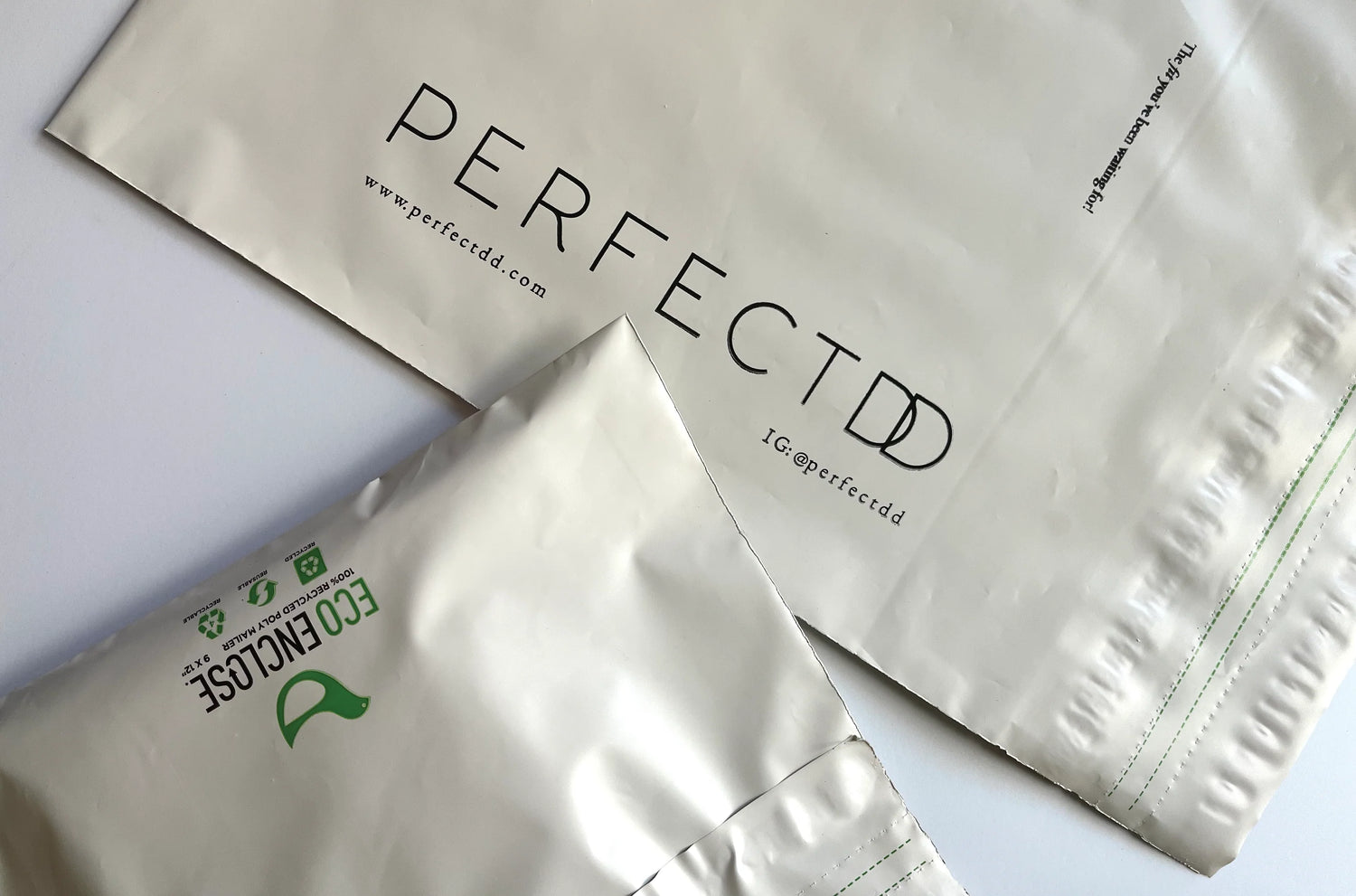 PerfectDD Sustainable Poly Mailers // Recycled Packaging