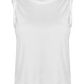 Flat lay of white muscle tee